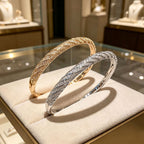 Aveline Twist Crystal Bangle