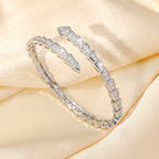 Elaria V-Link Crystal Bangle