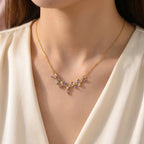 Amethyst Vine Blossom Necklace
