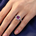 Royal Purple Blossom Ring