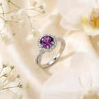 Royal Purple Blossom Ring