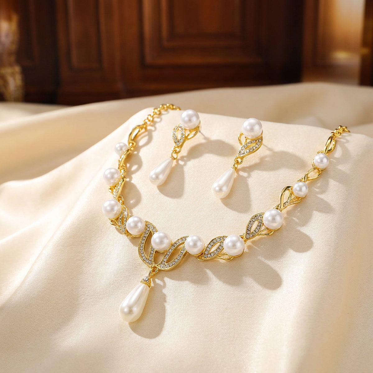 Elaria Pearl Grace Drop Set