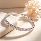 Aveline Twist Crystal Bangle