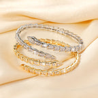 Elaria V-Link Crystal Bangle