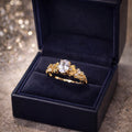 Bloom light Purple Gemstone Ring