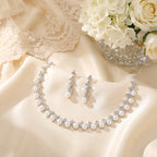 Pearl Radiance Crystal Necklace Set