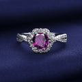Royal Purple Blossom Ring