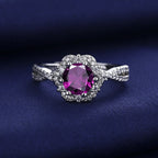 Royal Purple Blossom Ring