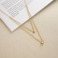 Elegant Double-Layer Heart Necklace