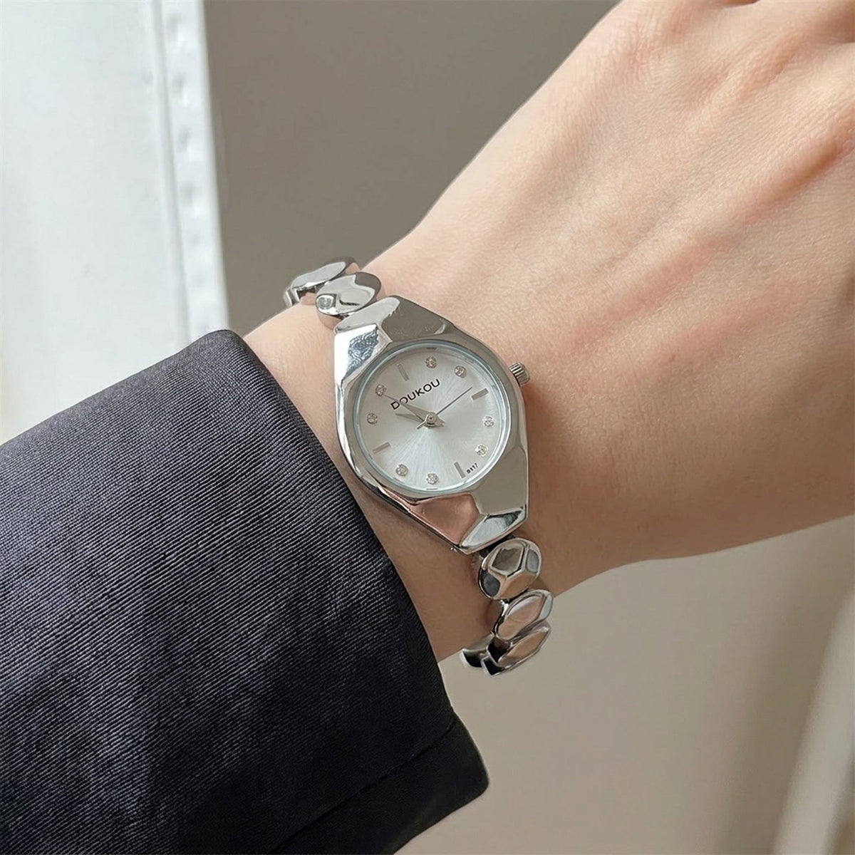 Silver Luna Elegance Bracelet Watch