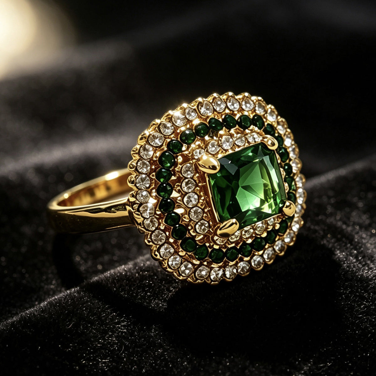 Emerald Radiance Luxury Ring