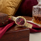 Golden Crimson Luxe Watch