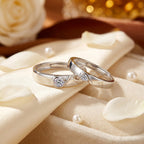 Classic Couple Crystal Rings